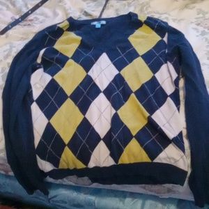A large blue sweater from izod
